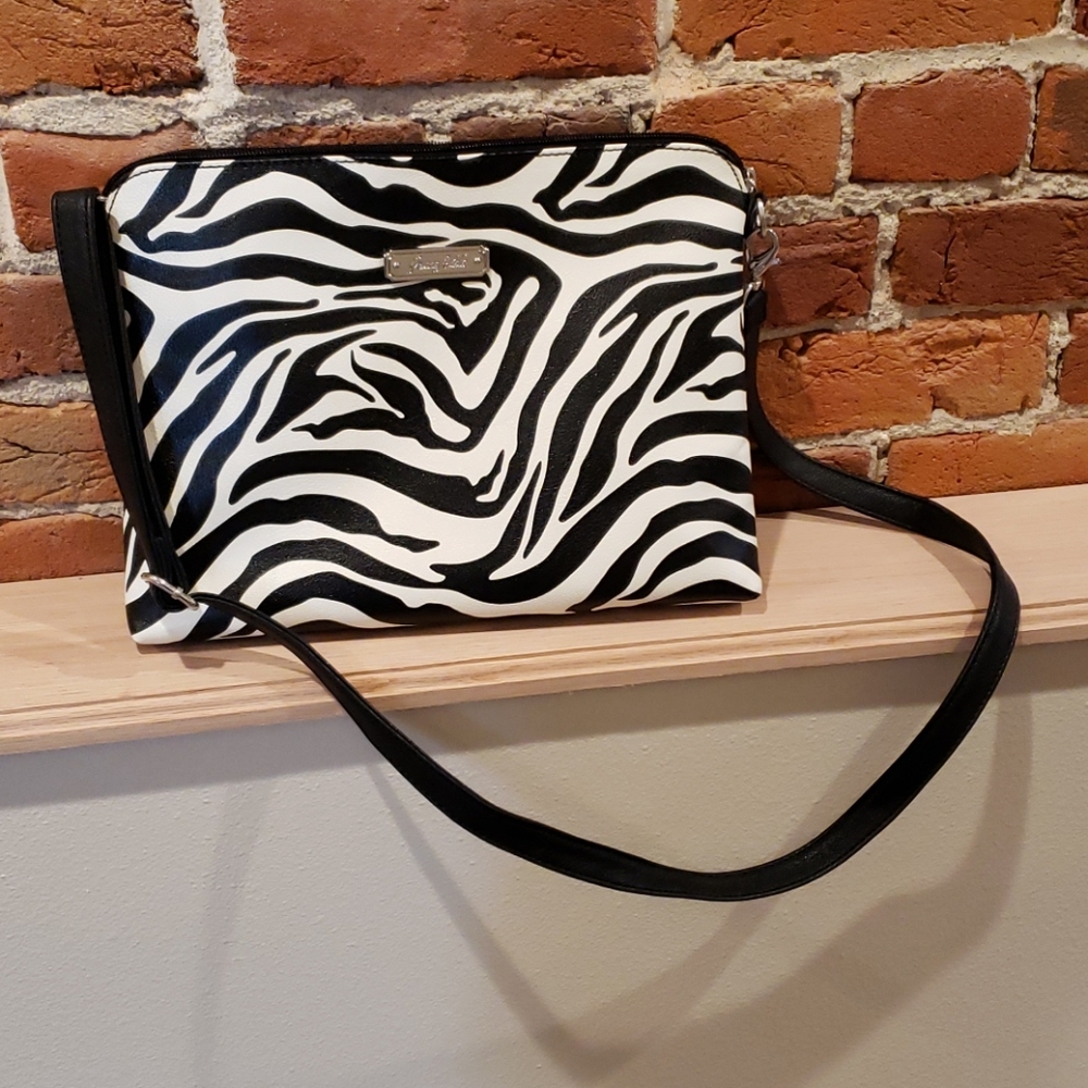 Grace Adele Zebra Tablet Tote - image 1